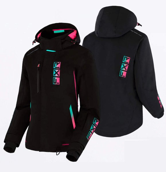 Куртка для снегохода (женская) FXR EVO FX #4 black (текстиль) (XL)
