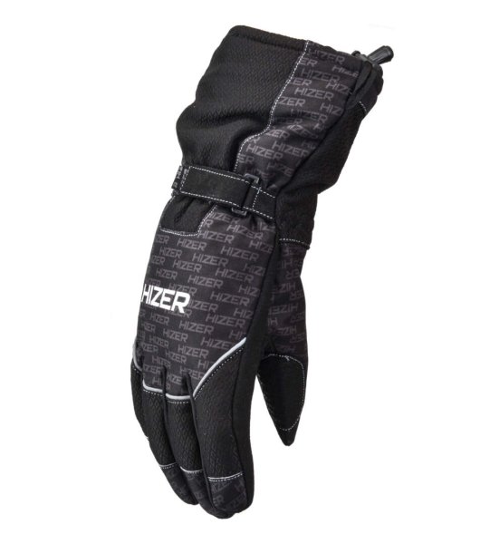Перчатки для снегохода HIZER #2 black (XL)