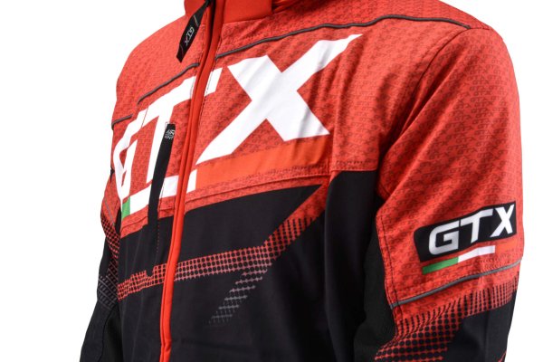 Куртка для снегохода GTX #2 black-red (текстиль) (XL)
