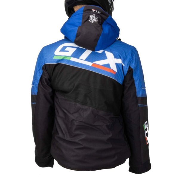 Куртка для снегохода GTX #1 black-blue (текстиль) (XL)